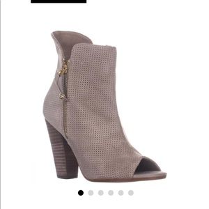 Guess open toe booties